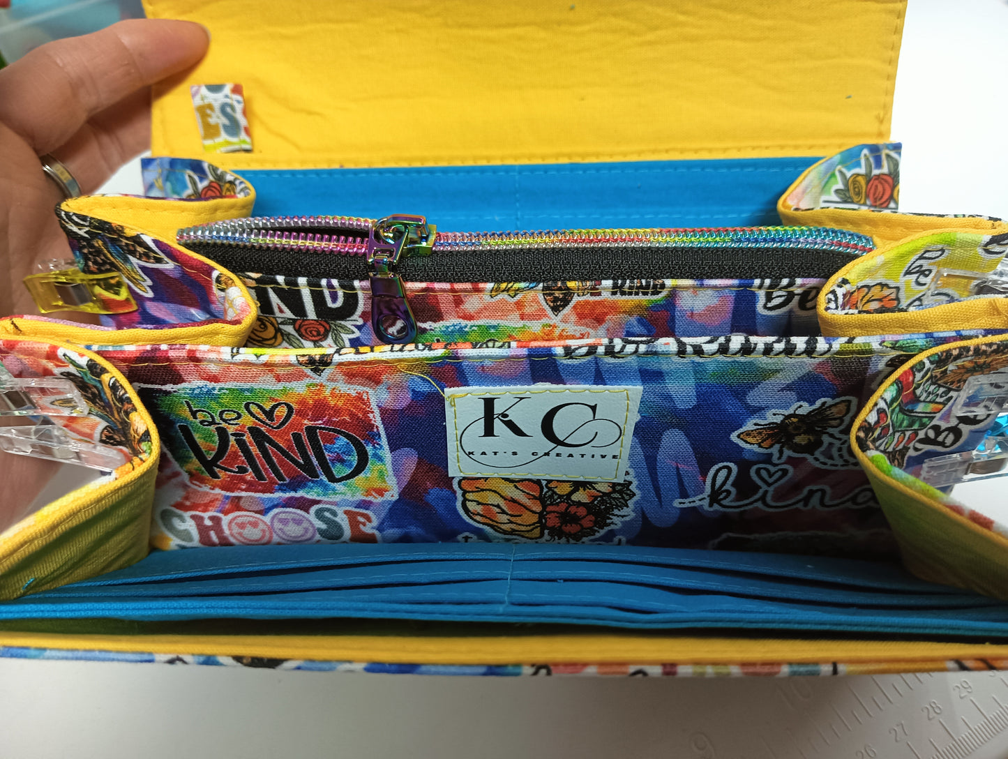 Be kind rainbows Necessary Clutch Wallet