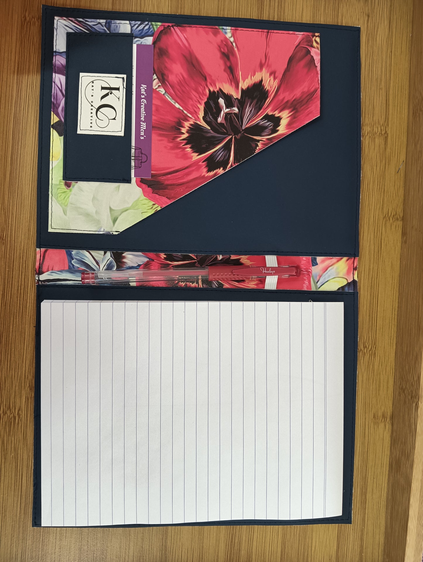 Flowers A5 Notepad folder