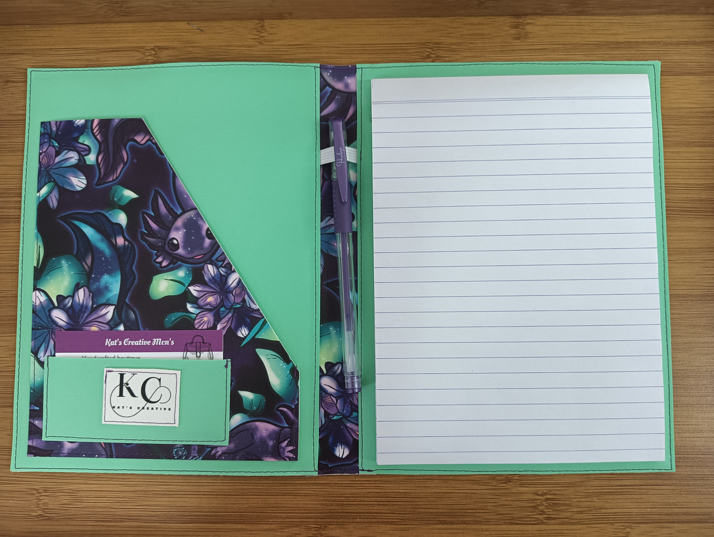 Axolotl Amphibian A5 Notepad folder