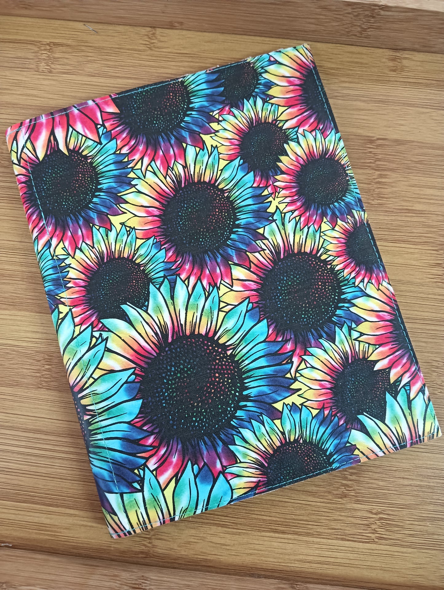 Rainbow sunflowers A5 Notepad folder