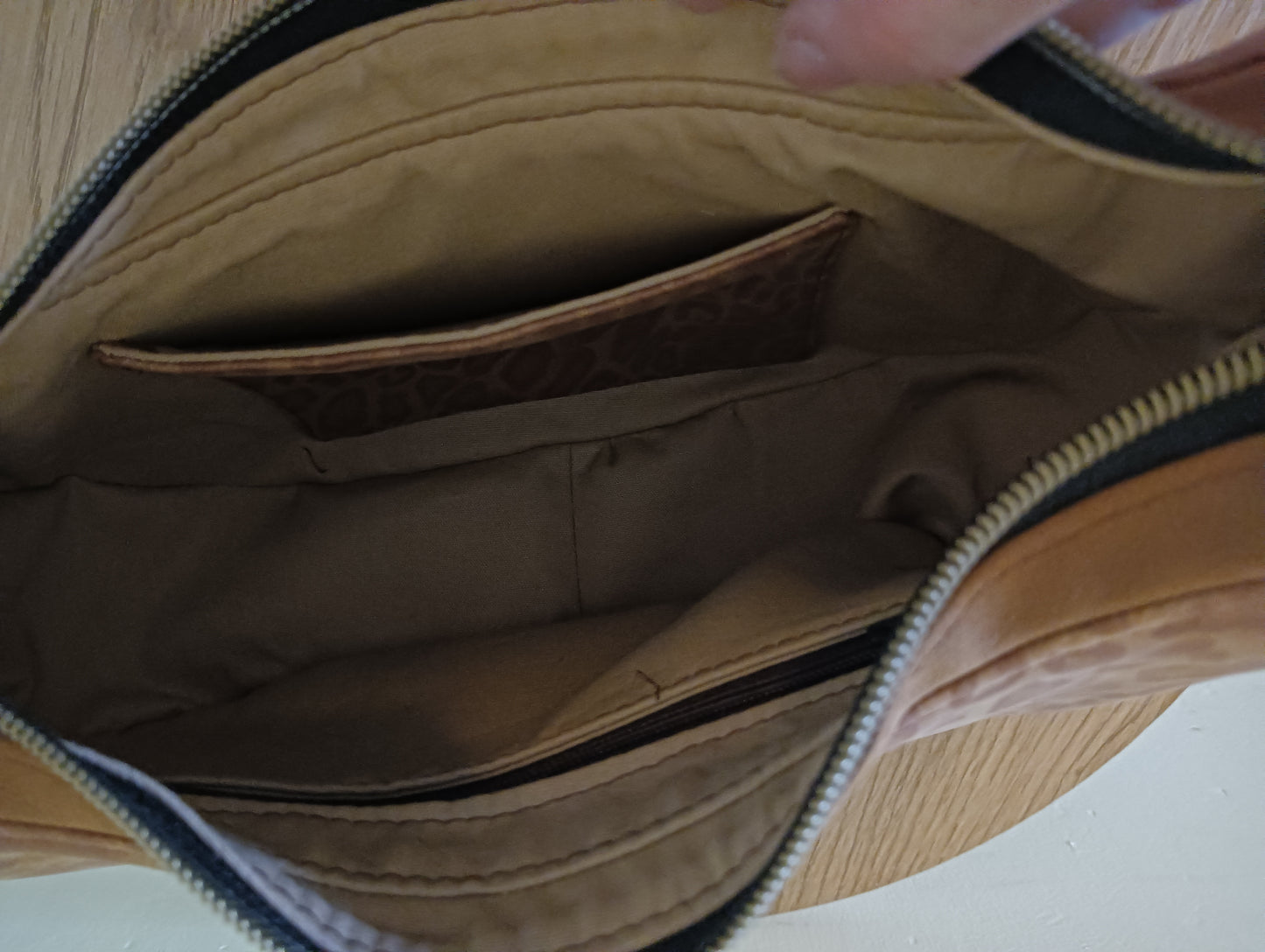 Celestial curve handbag