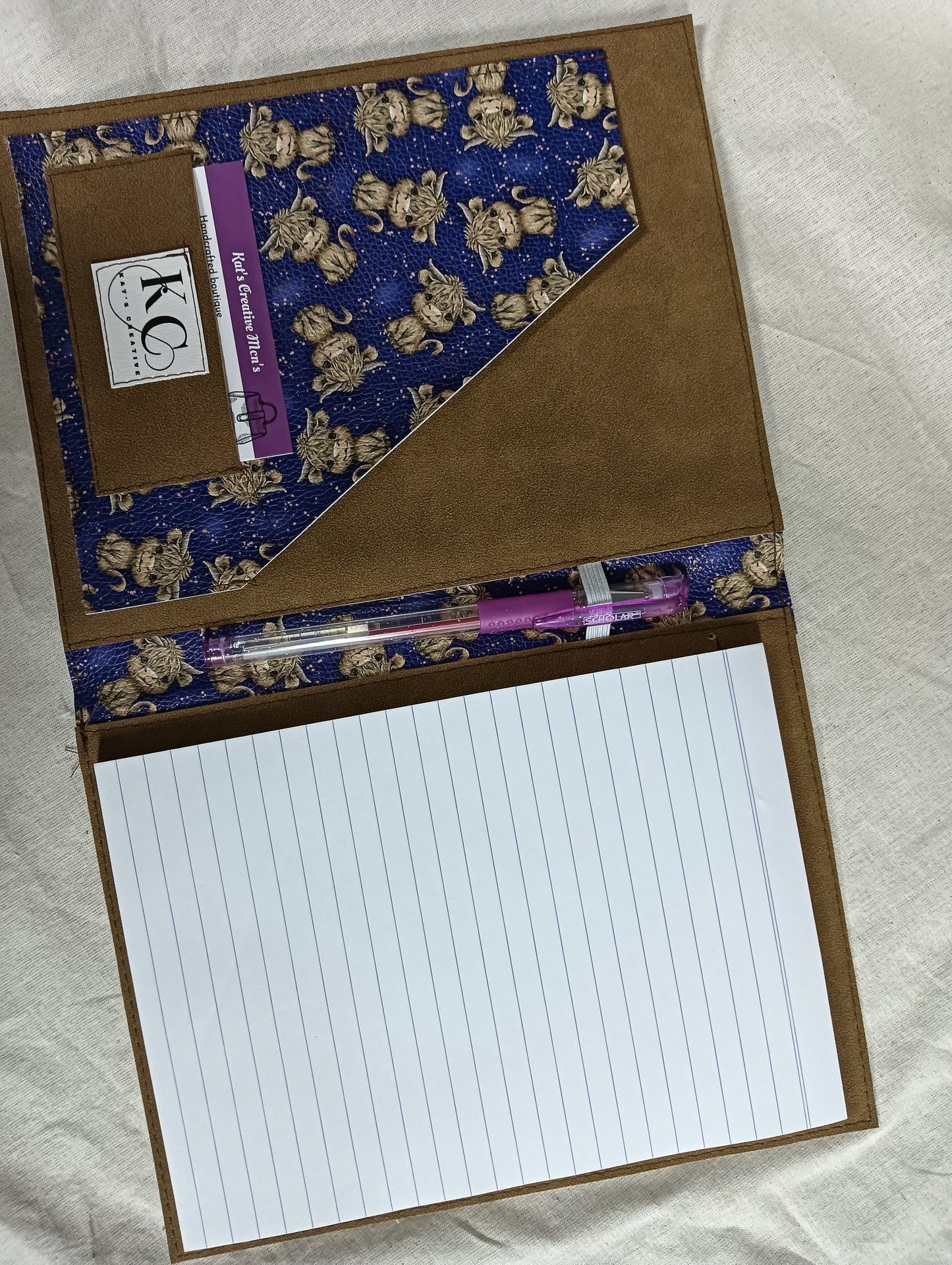 Cows A5 Notepad folder