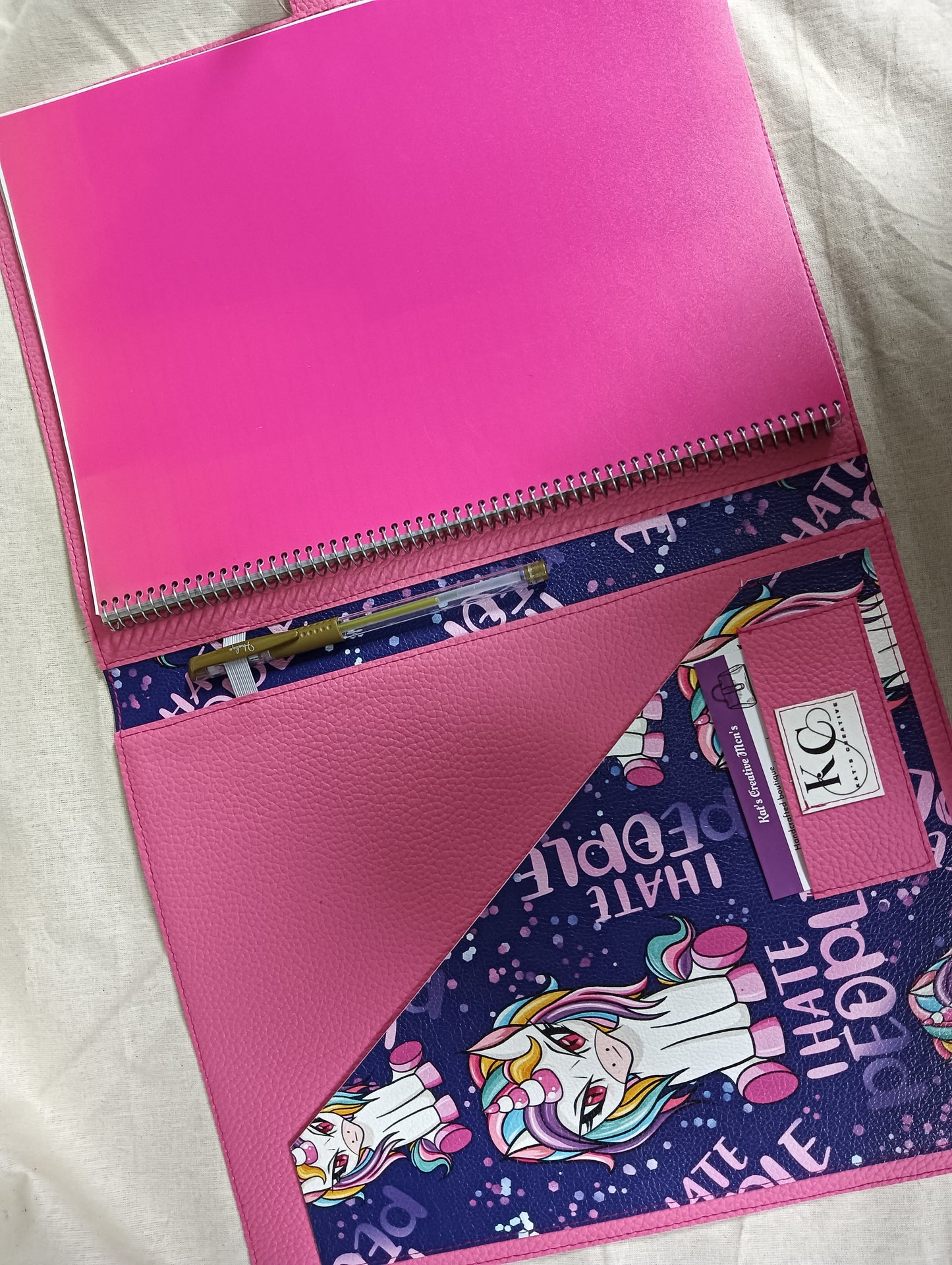 A4 Unicorn notebook