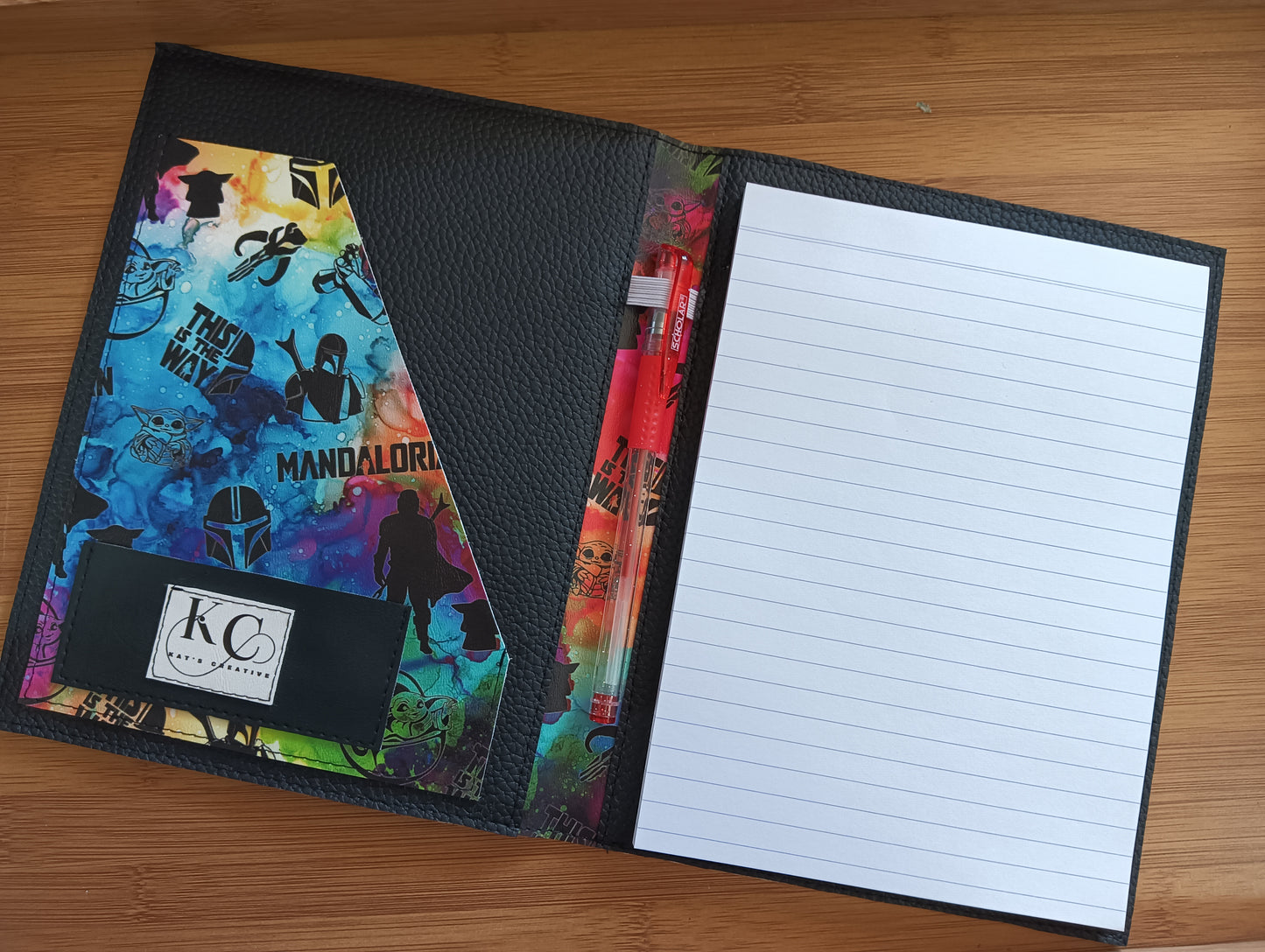 Vinyl Notebook Holders A5 Mandalorian
