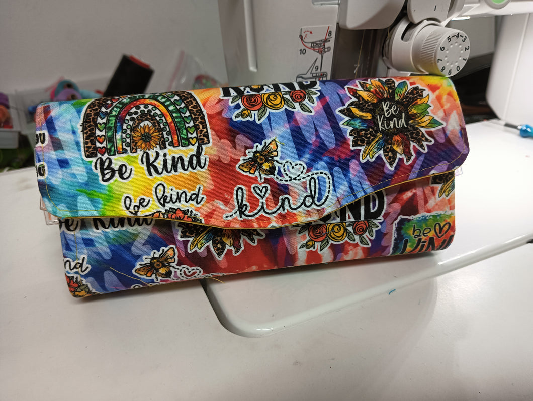 Be kind rainbows    Necessary Clutch Wallet