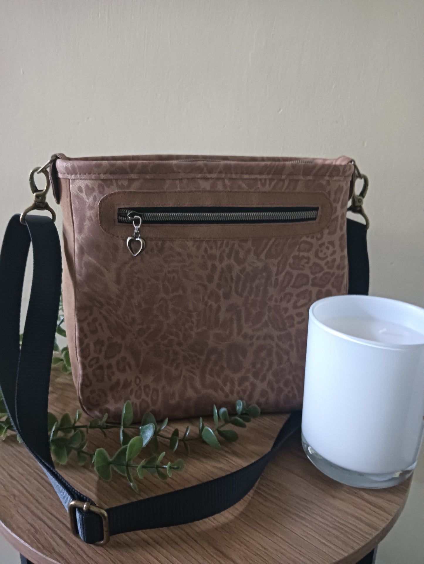 Animal print Gaia crossbody bag