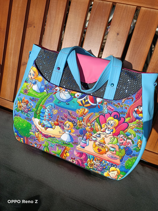 In wonderland handbag