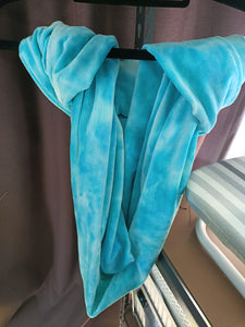 Divine Aura tie dye infinity scarf extra large