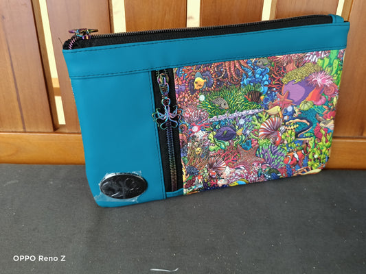 under the sea zippy clutch